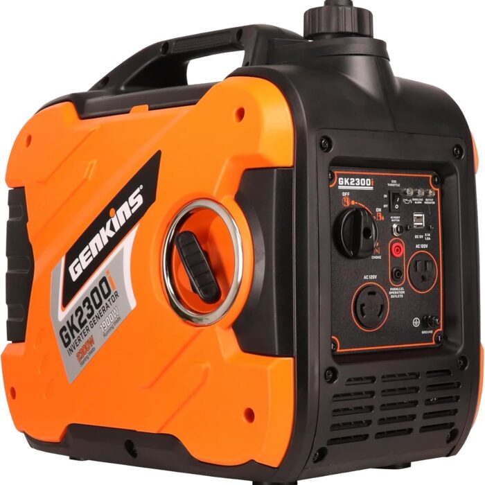 GENKINS Inverter Generator 2300 Watt Portable Generator Gas Powered Ultra Quiet